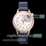 Swiss Replica GR Vacheron Constantin V3 Égérie Rose Gold Diamond Watch  37mm 